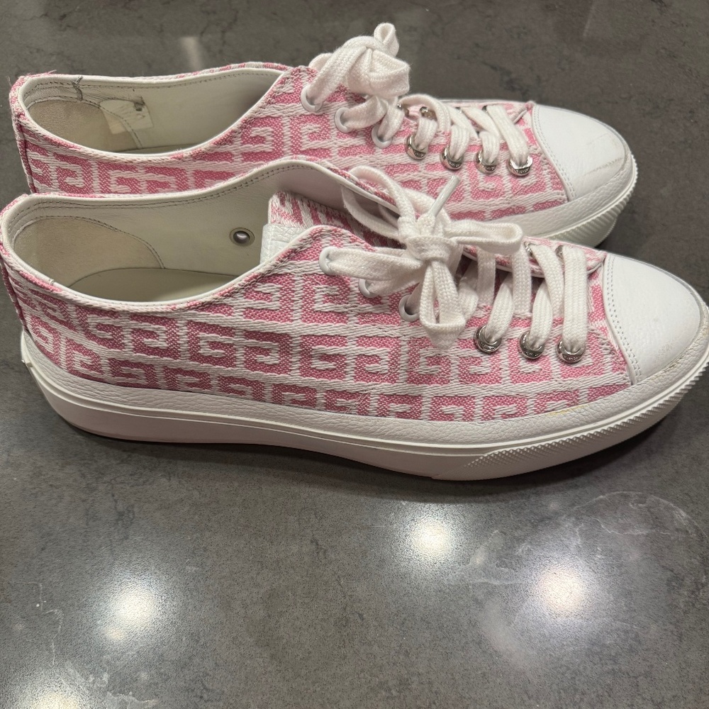 Pink Women’s Givenchy Logo Sneakers